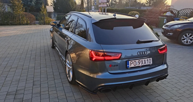 Audi RS6 cena 255000 przebieg: 163000, rok produkcji 2016 z Poznań małe 56